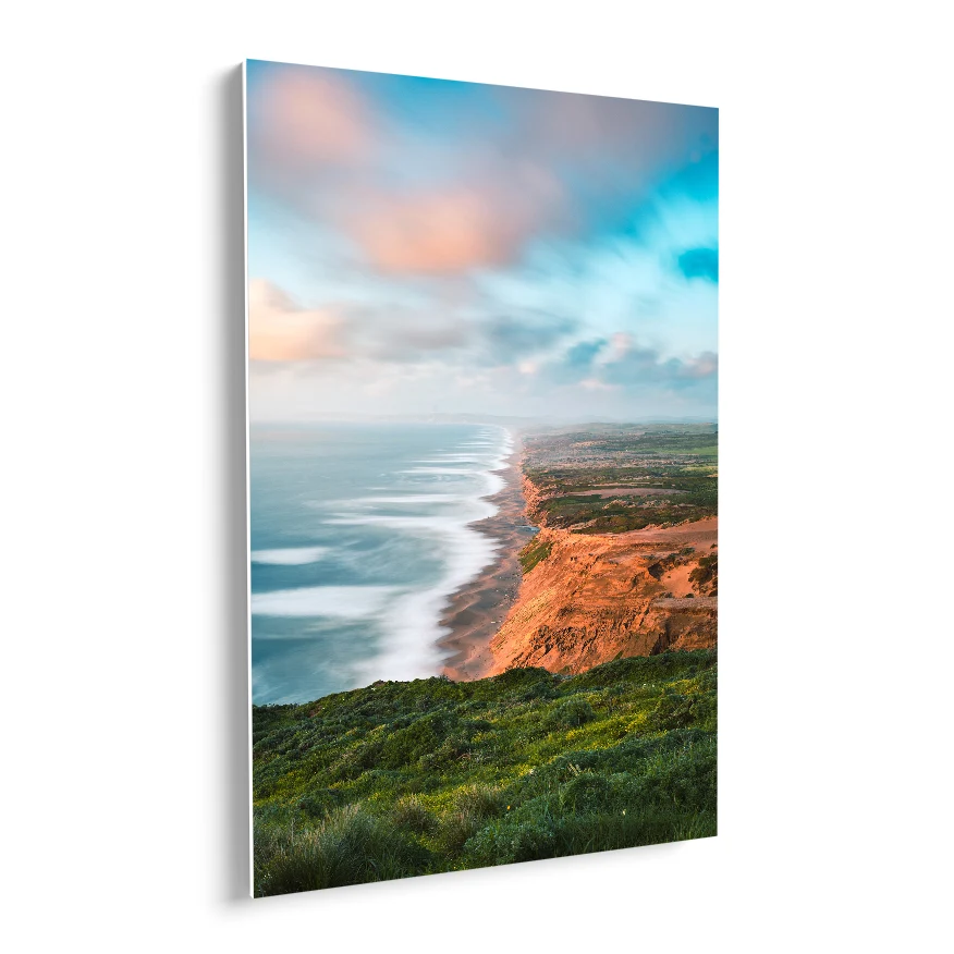 Paisaje Azul Poster