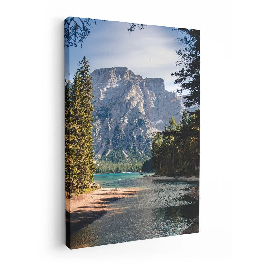 Paisaje Lago y Montañ Poster