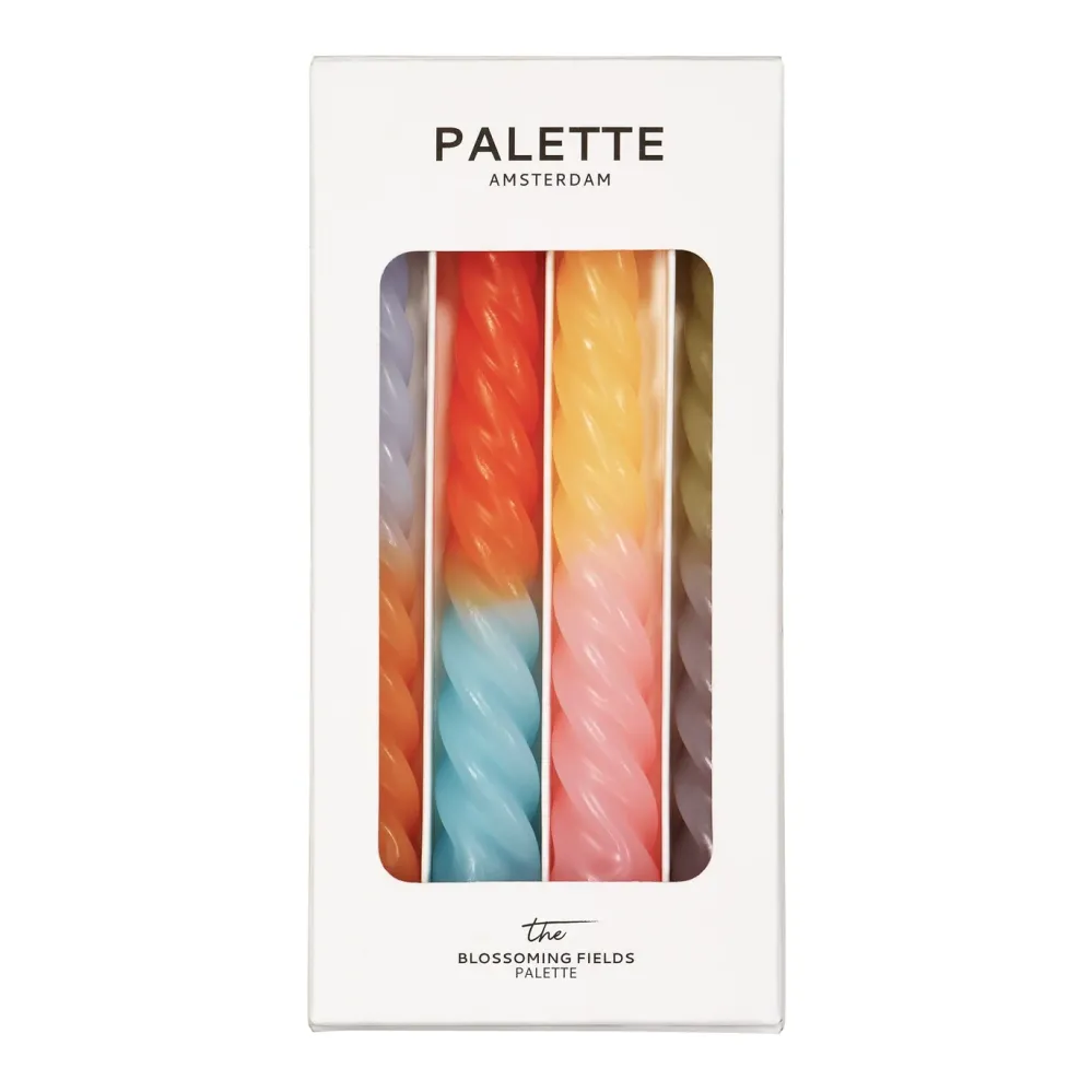 JUEGO DE 4 VELAS - BLOSSOMING FIELDS / PALETTE AMSTERDAM