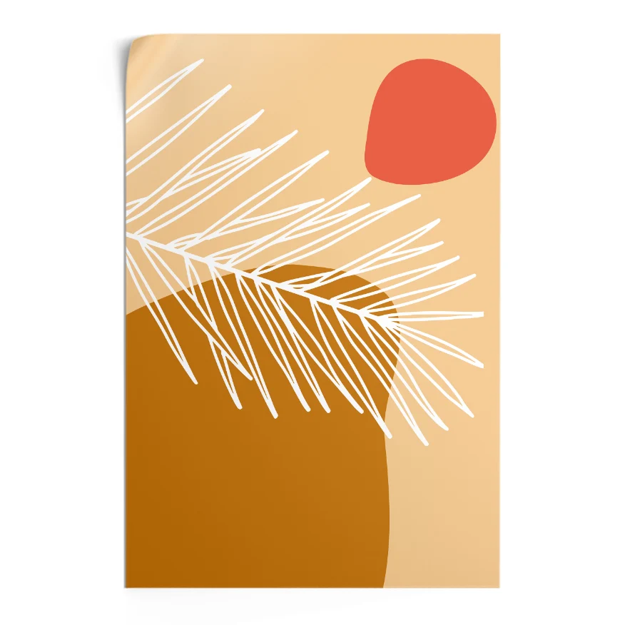 Palma Cuadríptico Poster