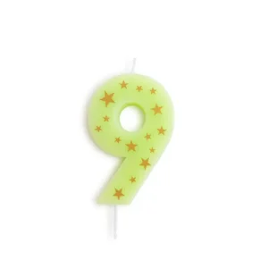Vela nº9 Ancha Estrellas Pam Pam Pampam