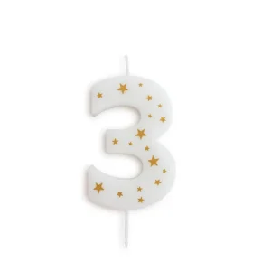 Vela nº3 Ancha Estrellas Pam Pam Pampam