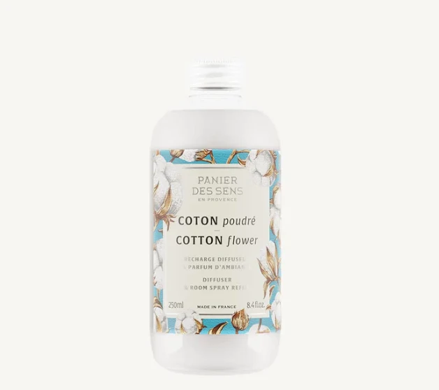 Recarga Difusor y Fragancia para el Hogar - Flor de Algodón 250 ml Panier des sens