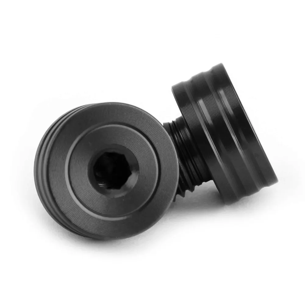 Par de tornillos M10x1.25mm para espejo de motocicleta, tornillos negros NMAX 150 TMAX 530 para Yamaha NMAX 125/150 2015-2019