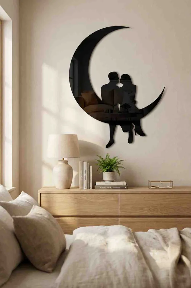 Pareja en la luna