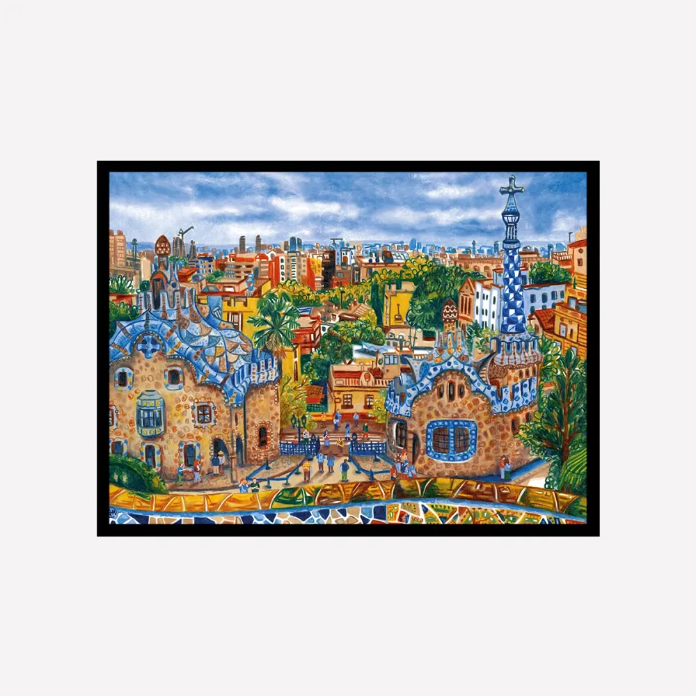 Park Guell Alice Print A4