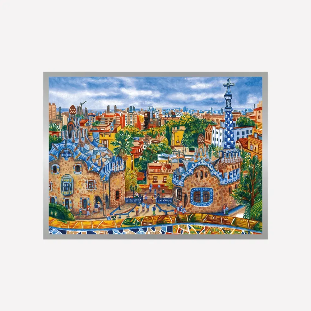 Park Guell Alice Print A4