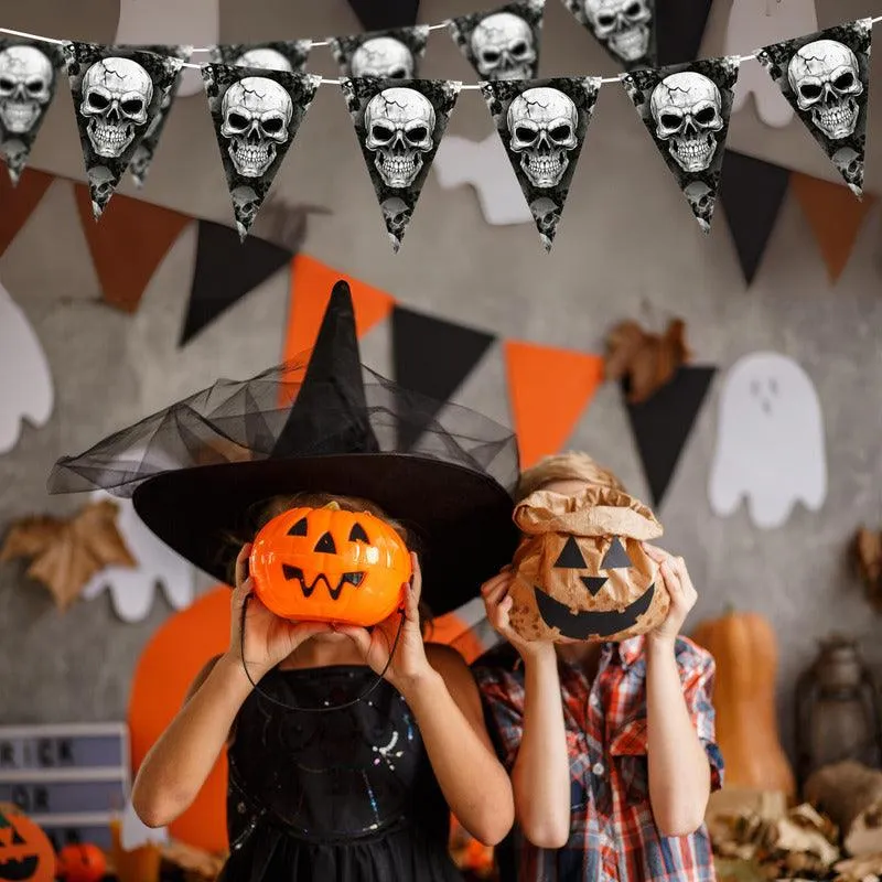 Banderines Calavera 2.6 Metros Halloween Party Express