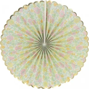 Molinilos flores verde y rosa Partypro