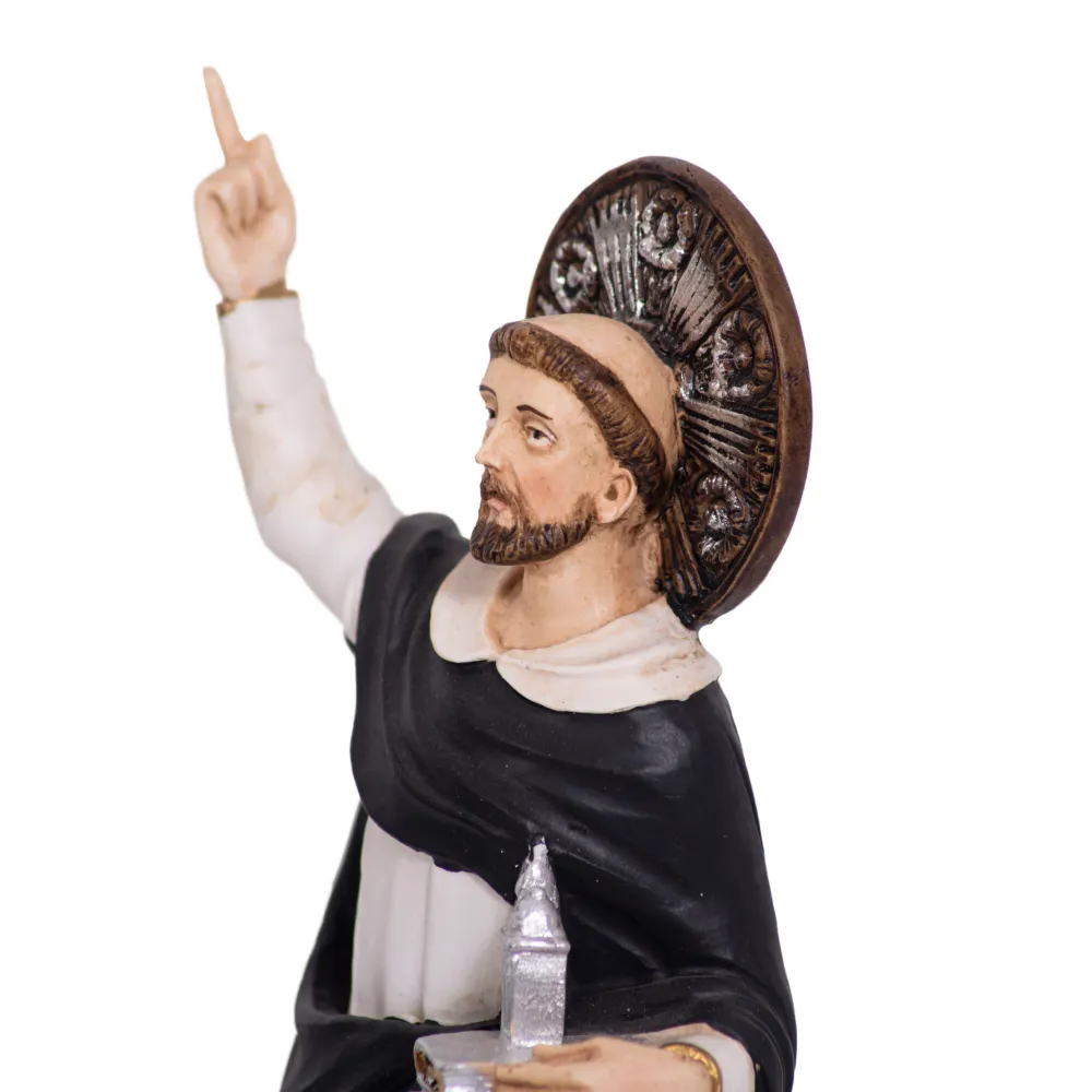 Estatua de resina y marmol de Santo Domingo Pasquini