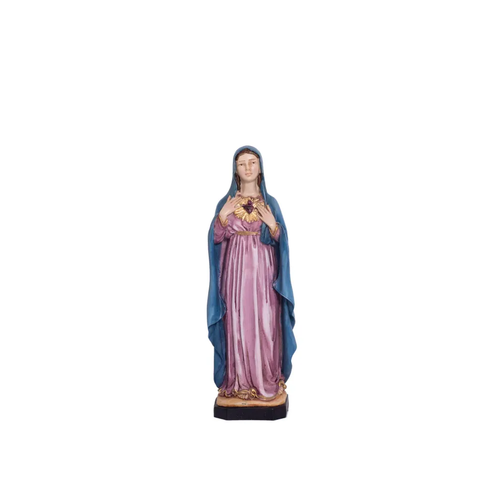 Estatua de resina y mármol del Sagrado Corazón de Marí Pasquini