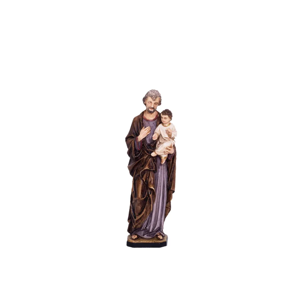 Estatua de resina y mármol de San José Pasquini