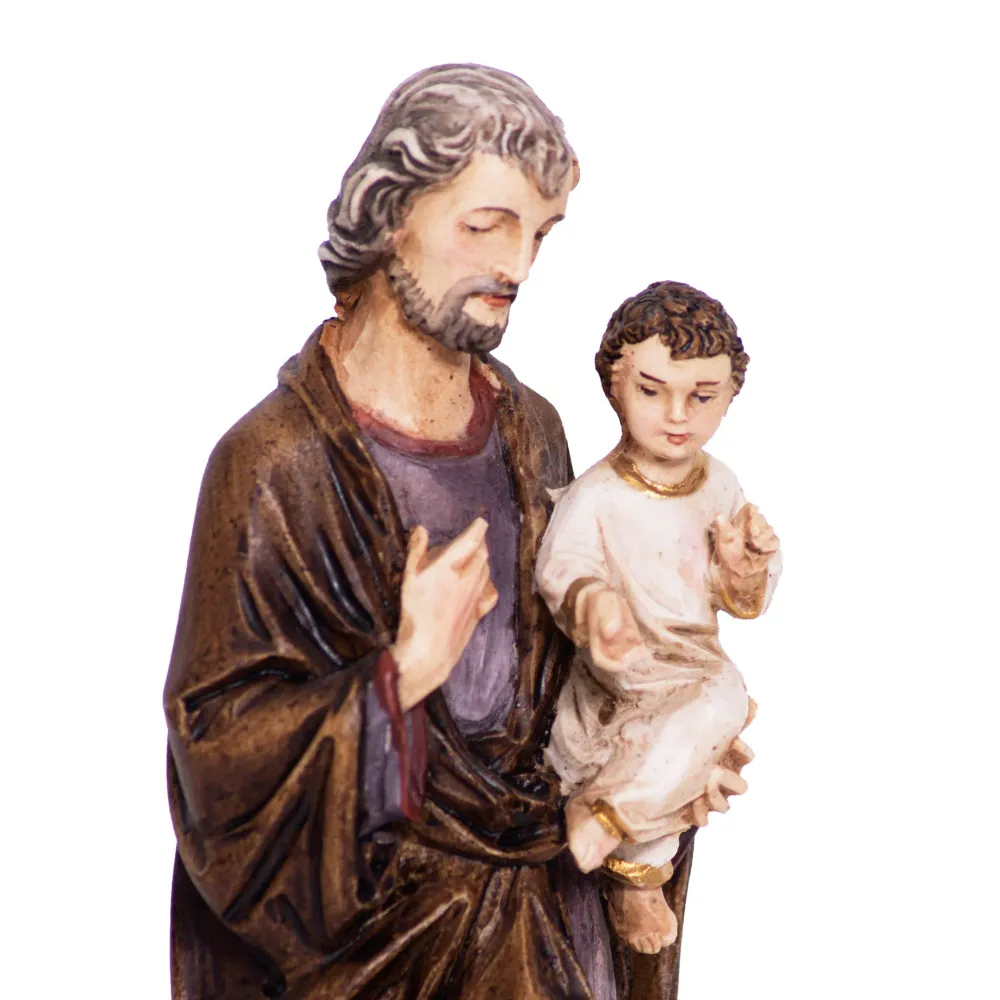 Estatua de resina y mármol de San José Pasquini