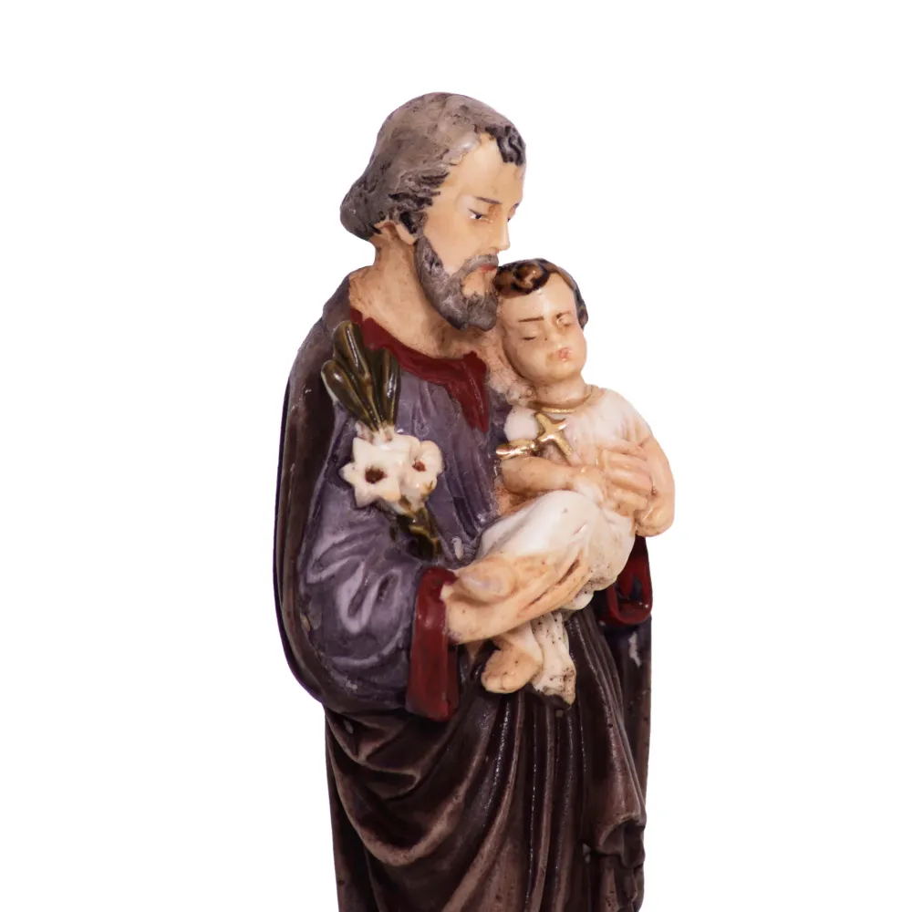 Estatua de resina y mármol de San José Pasquini