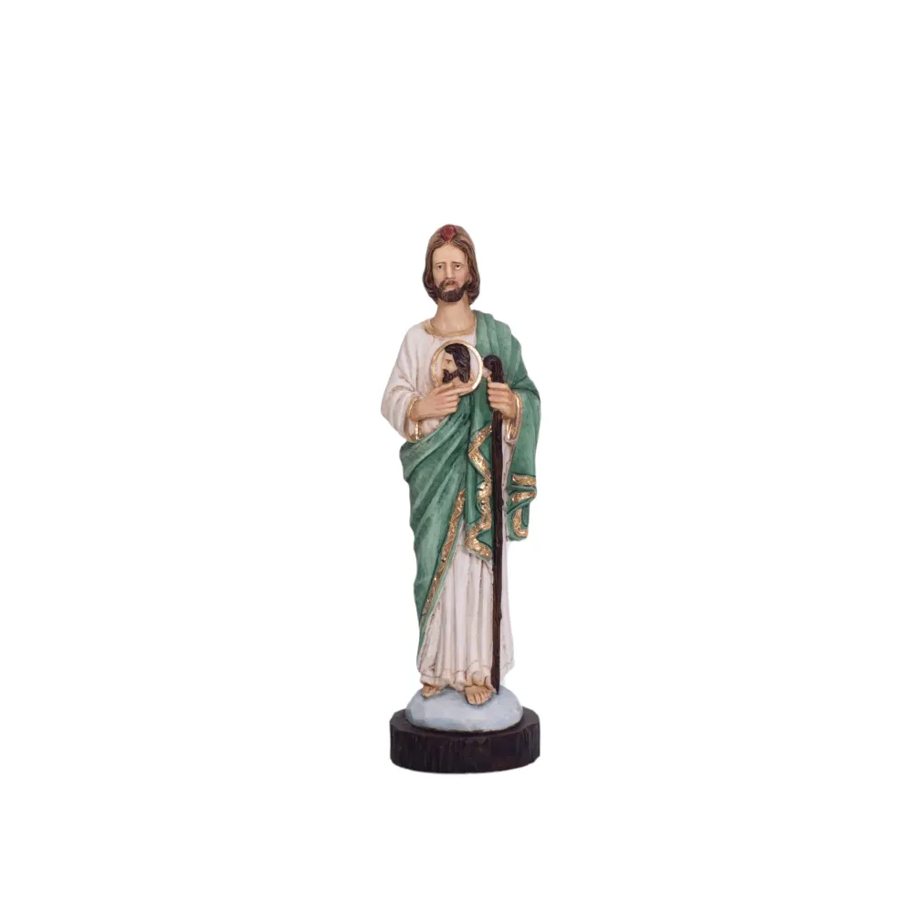 Estatua de resina y mármol de San Judas Tadeo Pasquini
