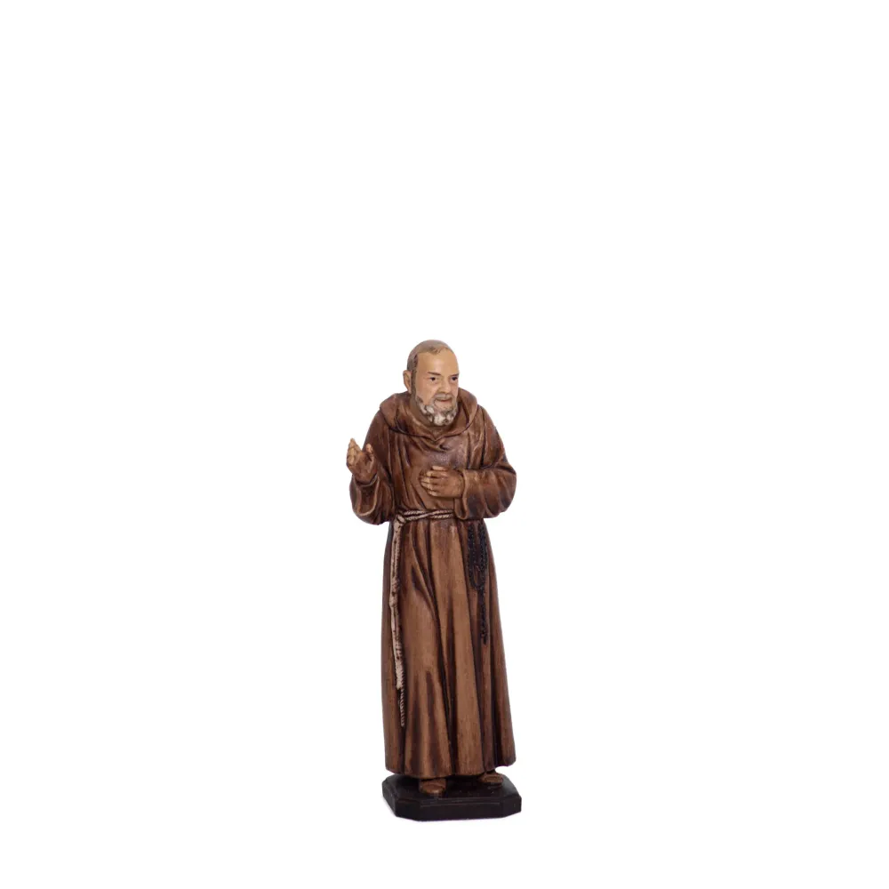 Estatua de resina y mármol de San Padre Pío de Pietrelcina Pasquini