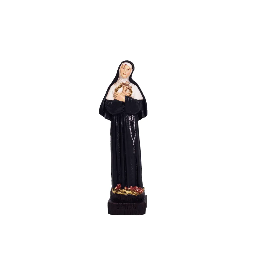 Estatua de resina y mármol de Santa Rita Pasquini
