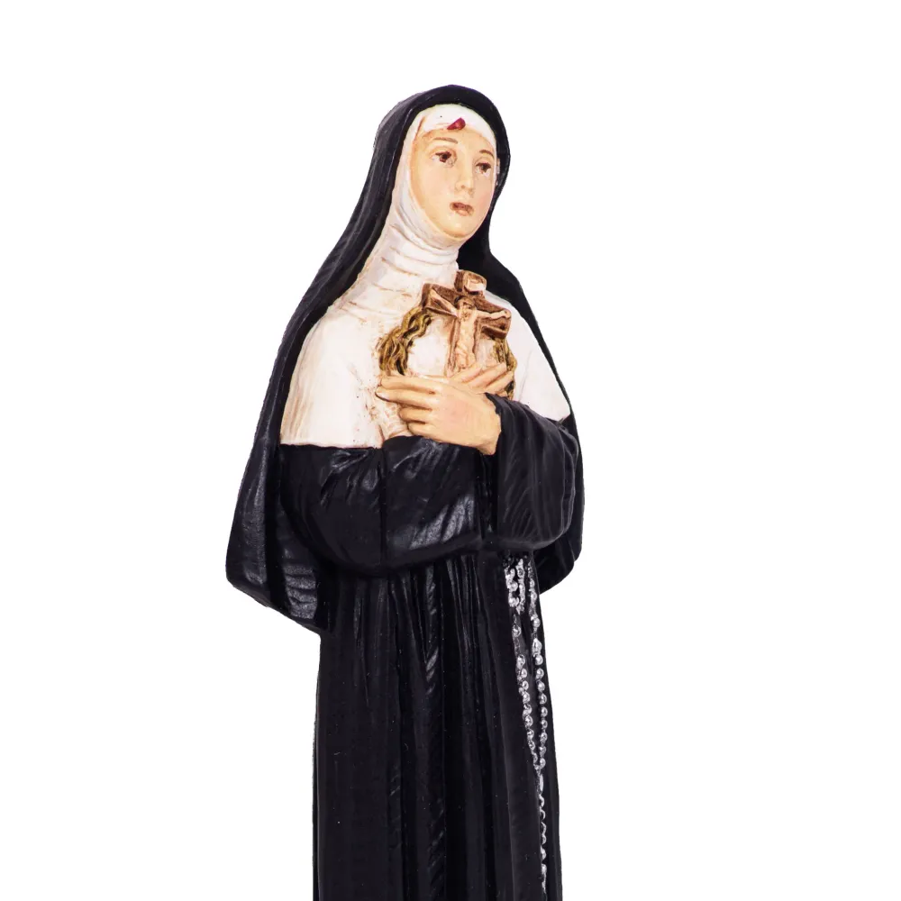 Estatua de resina y mármol de Santa Rita Pasquini