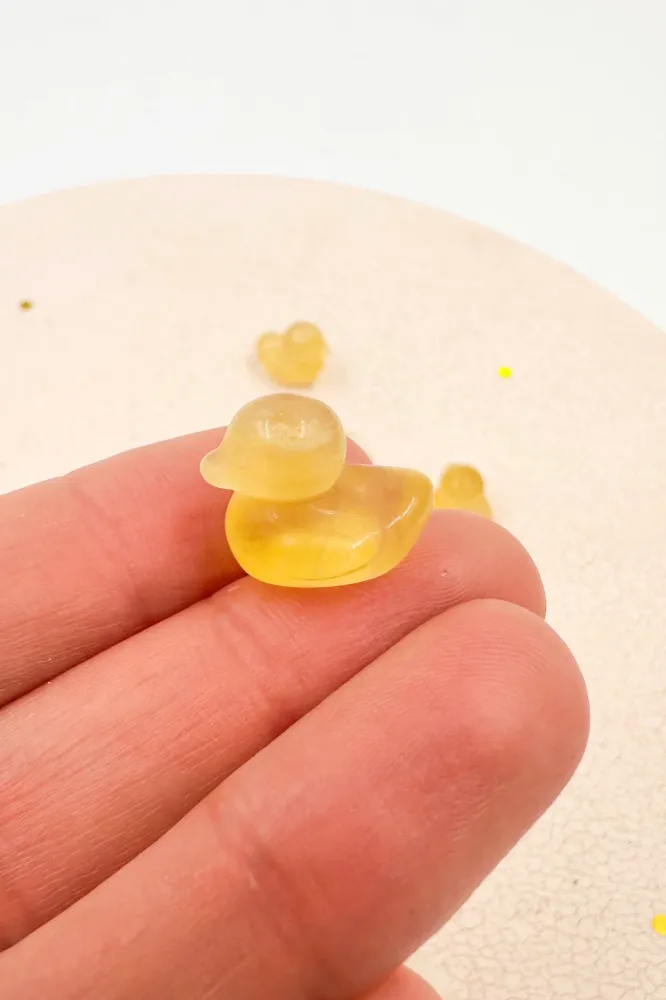 Patito de Fluorita amarilla | Cambios - Espiritualidad