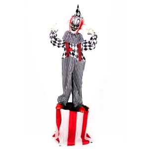 Payaso Diabolico Escenario Animatronics 180 Cm Halloween