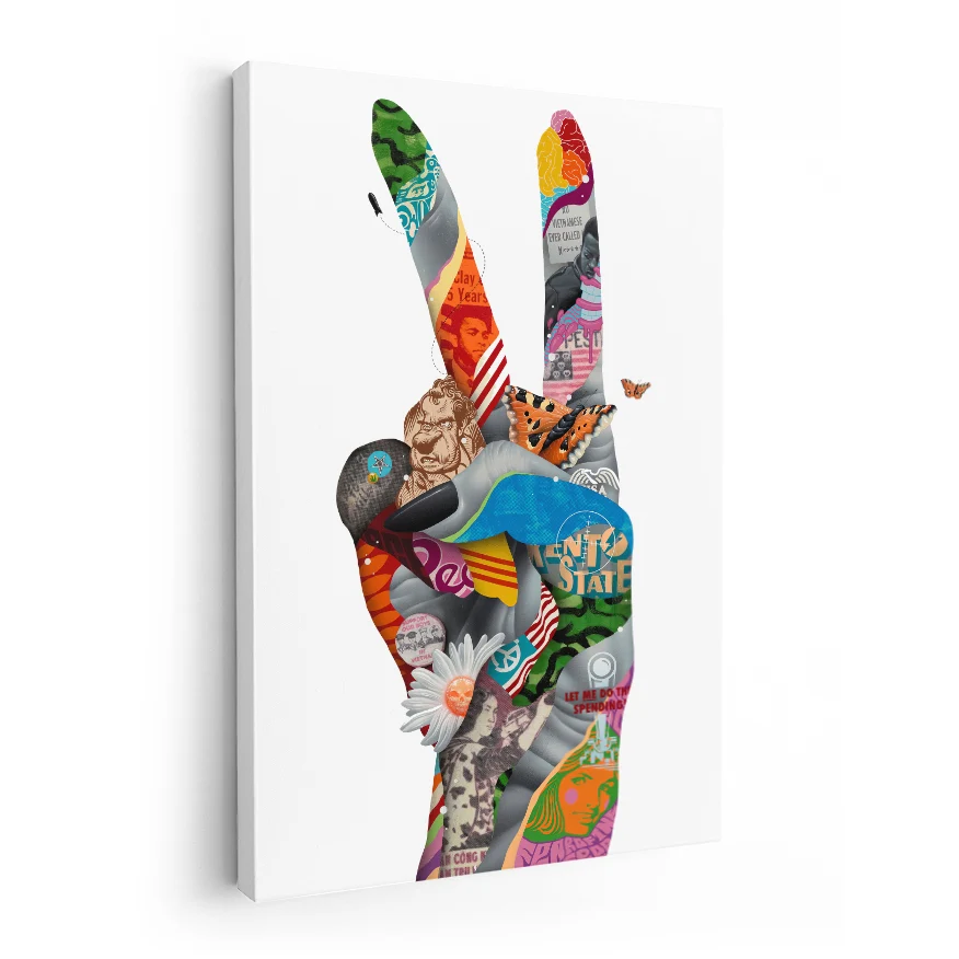 Peace Vs Vietnam War Poster