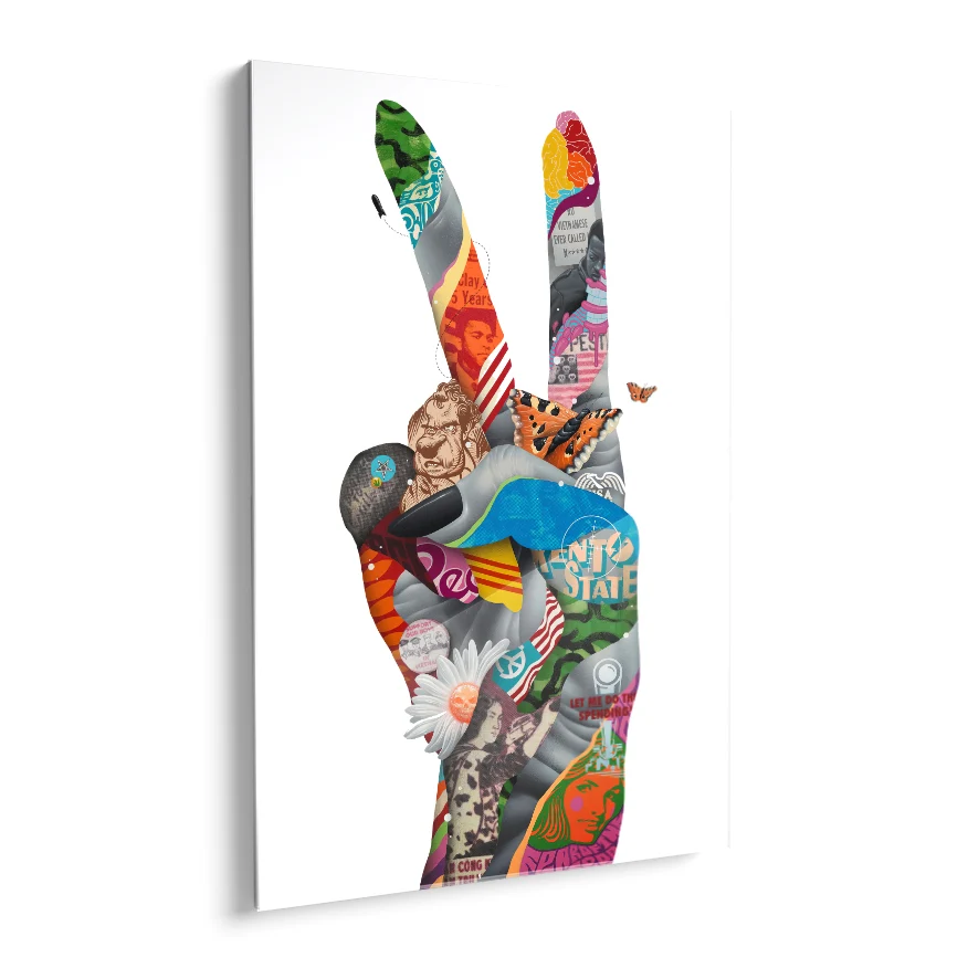 Peace Vs Vietnam War Poster