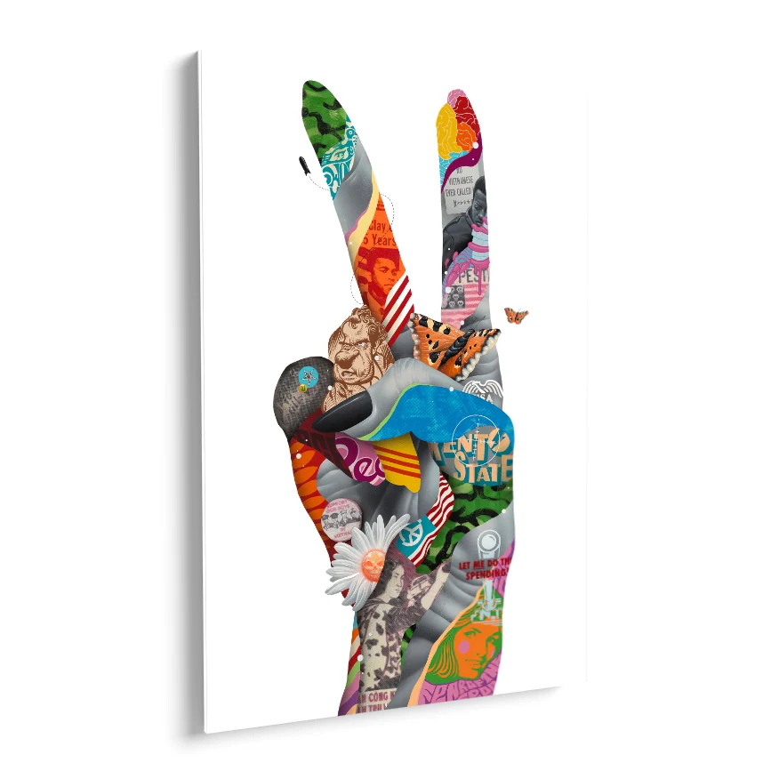 Peace Vs Vietnam War Poster