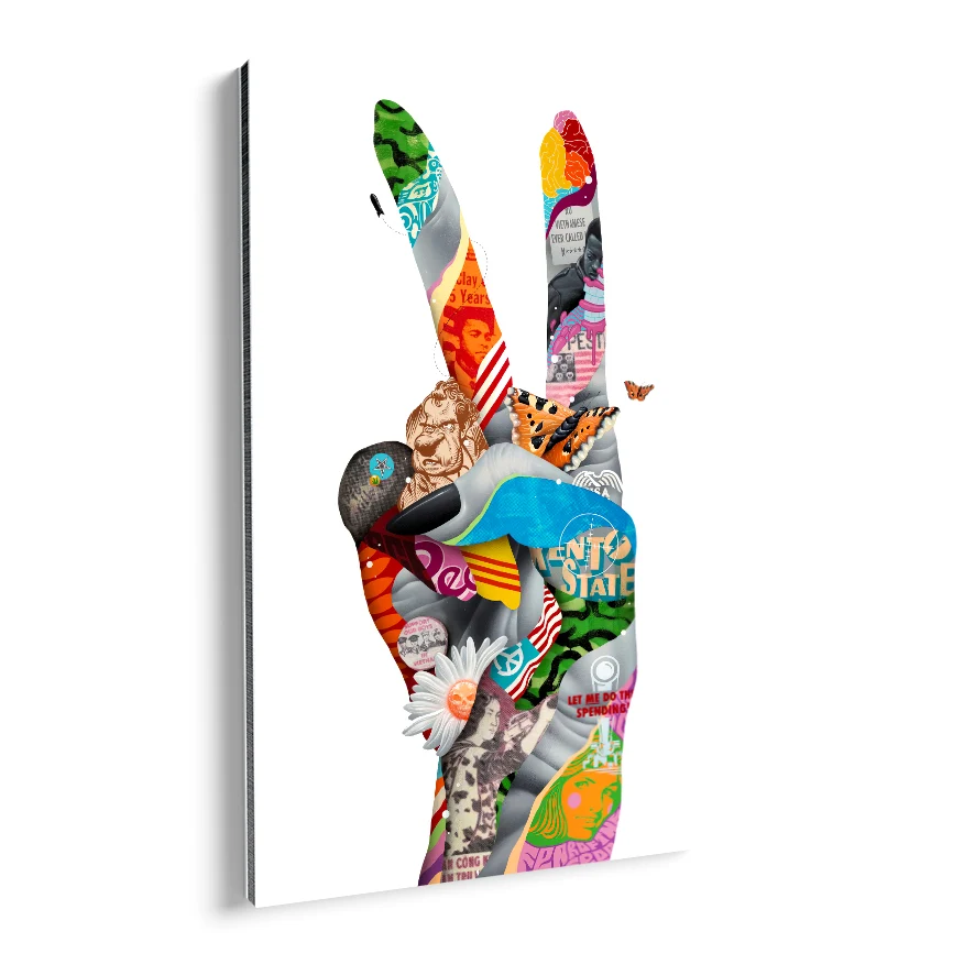 Peace Vs Vietnam War Poster