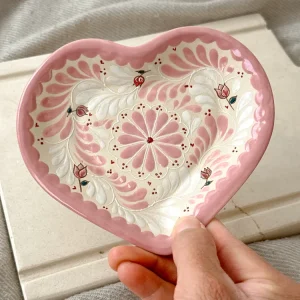PEDIDO ANTICIPADO Plato de postre Corazón de Tulipán (ENVÍO EN APROX. 6-12 SEMANAS)