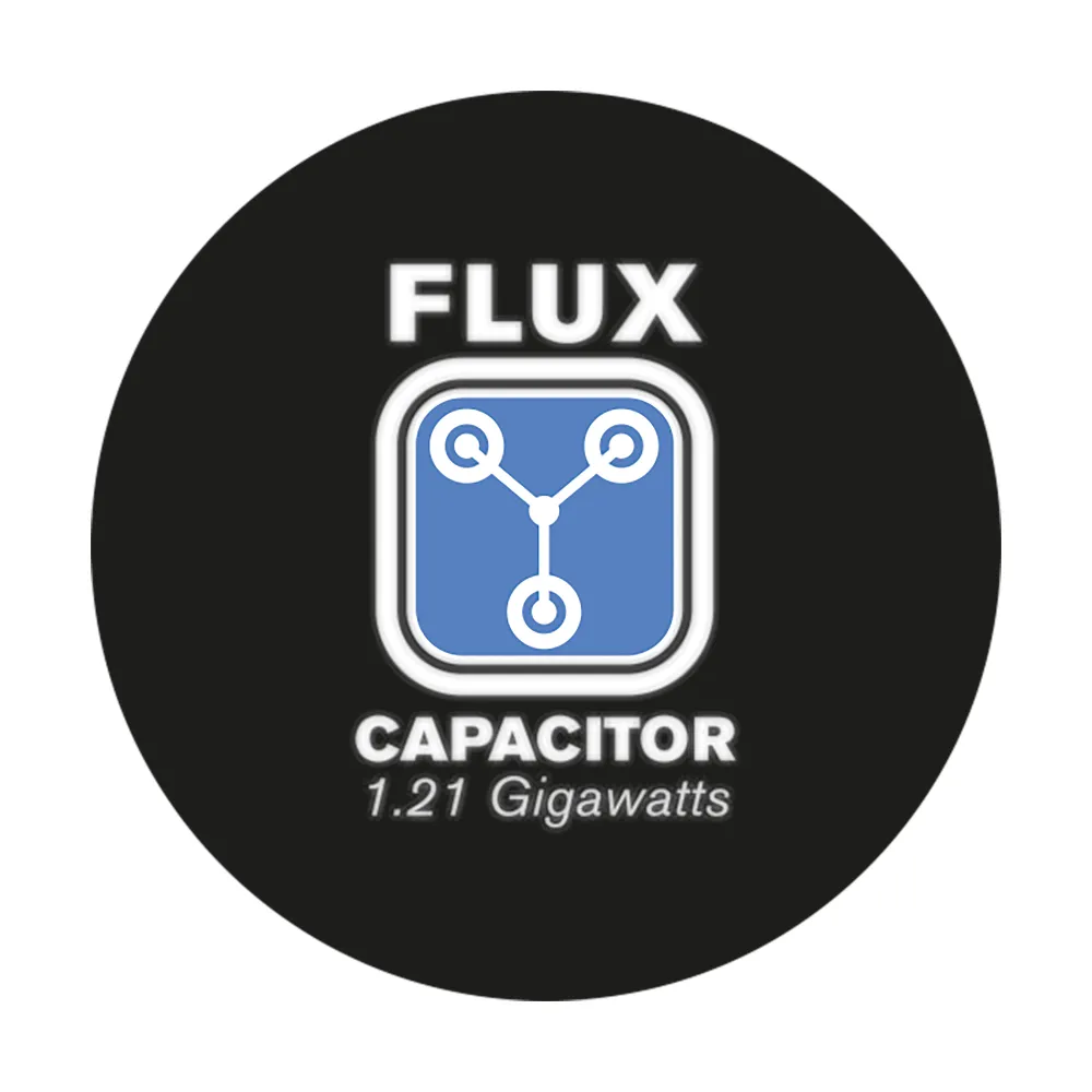 Pegatina friki compensador de flujo