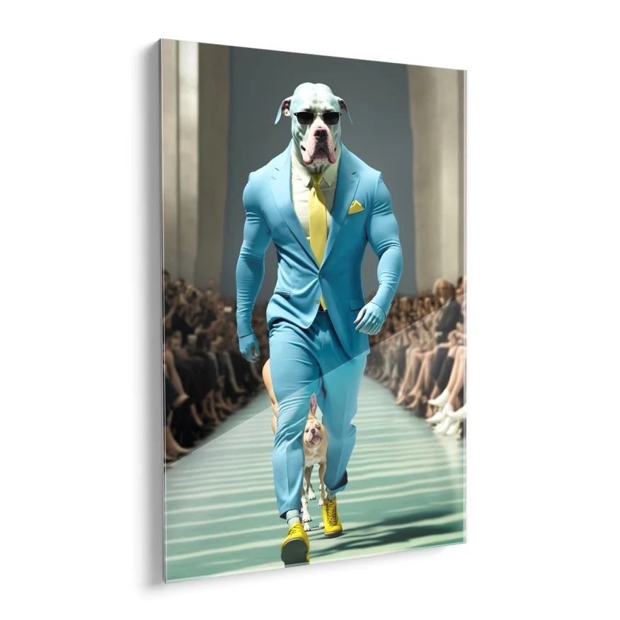 Perro Modelo Pasarela Poster