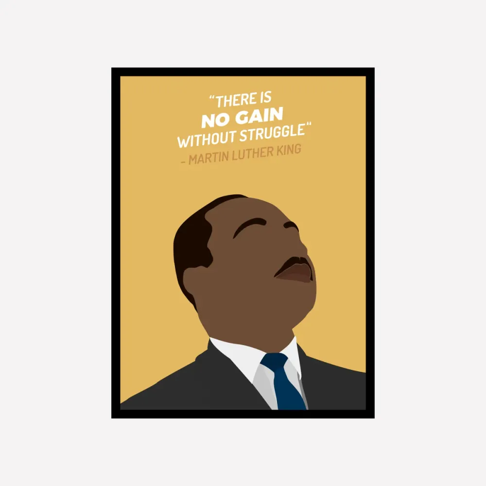 Martin Luther King Art Print Personalia