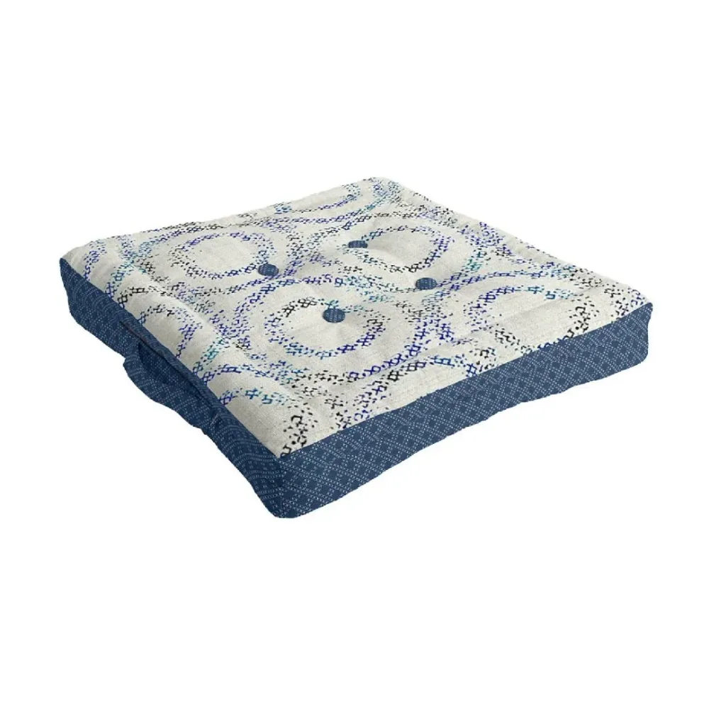 Cojín de Suelo Estampado 60 cm | Decoración Boho y Confort Pet King