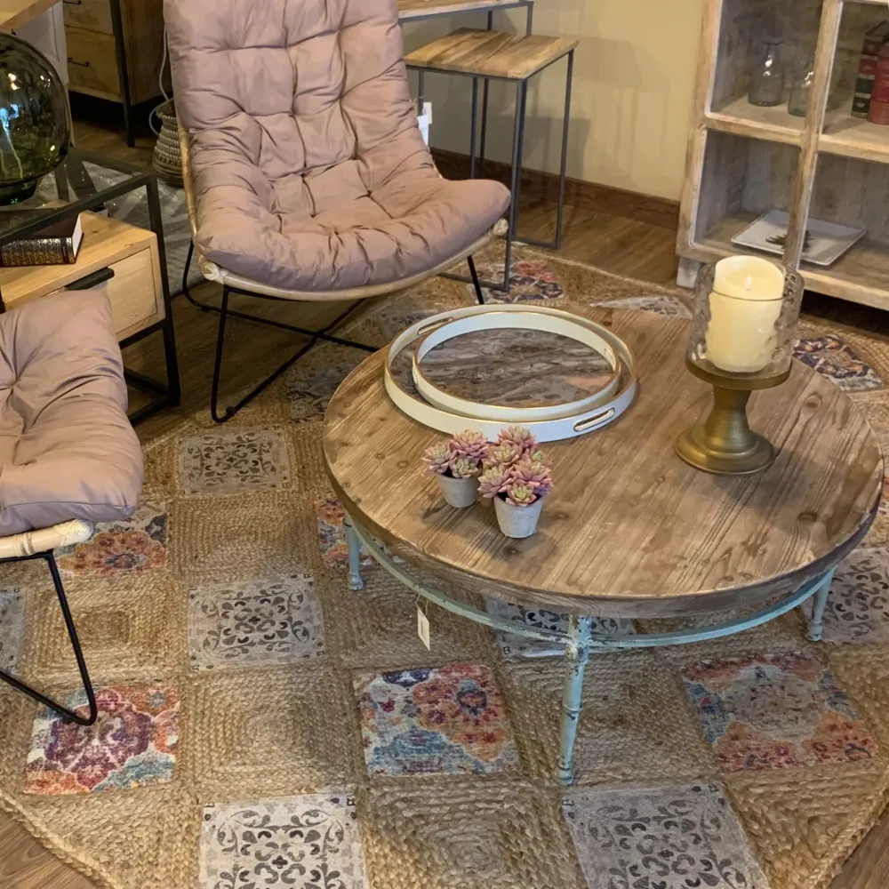 Alfombra yute patchwork Petra Decora