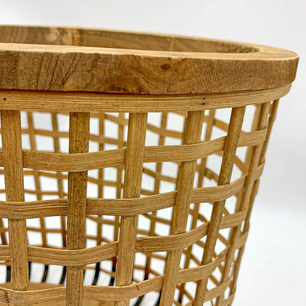 Cesta ratán natural pequeñ Petra Decora