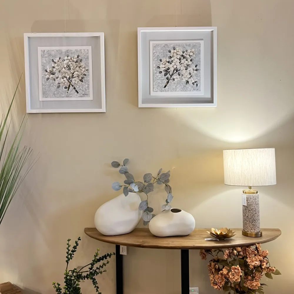 Cuadro oóeo flores 50x50 Petra Decora