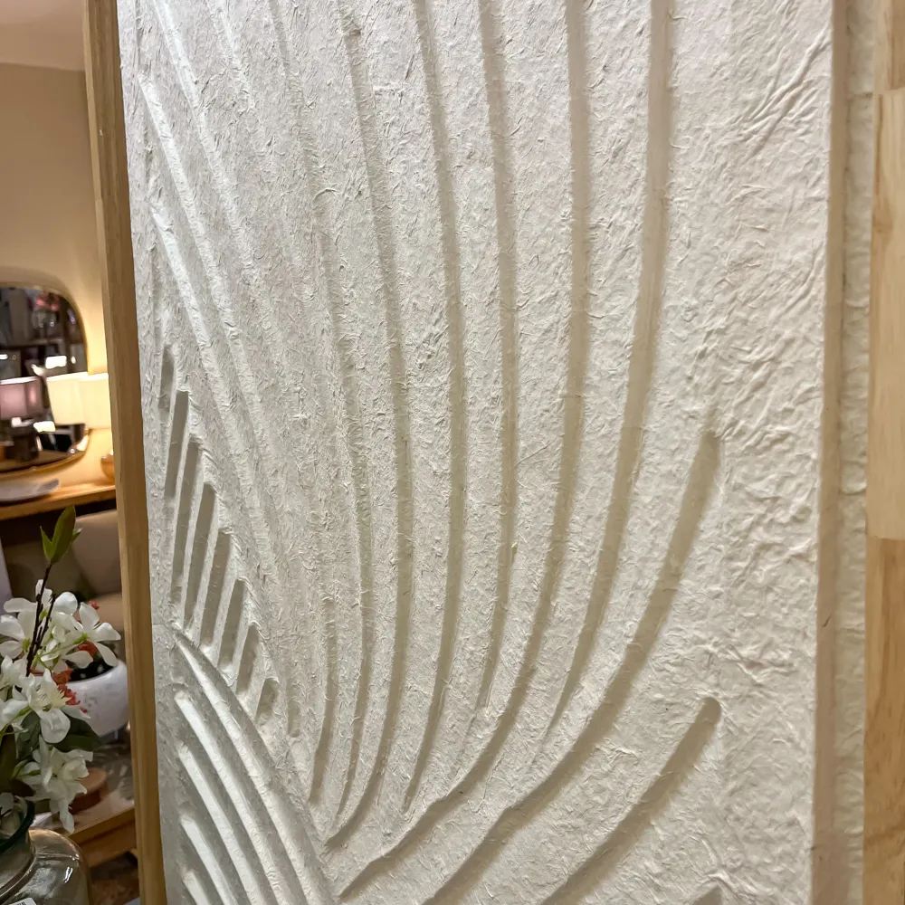 Cuadro textura curvas relieve 65x3x95 Petra Decora