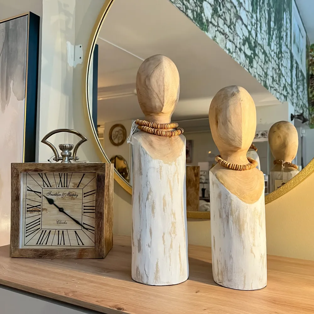 Escultura africana 12x10x38 Petra Decora