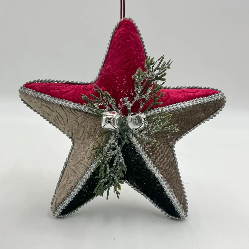Estrella piñ granate Petra Decora