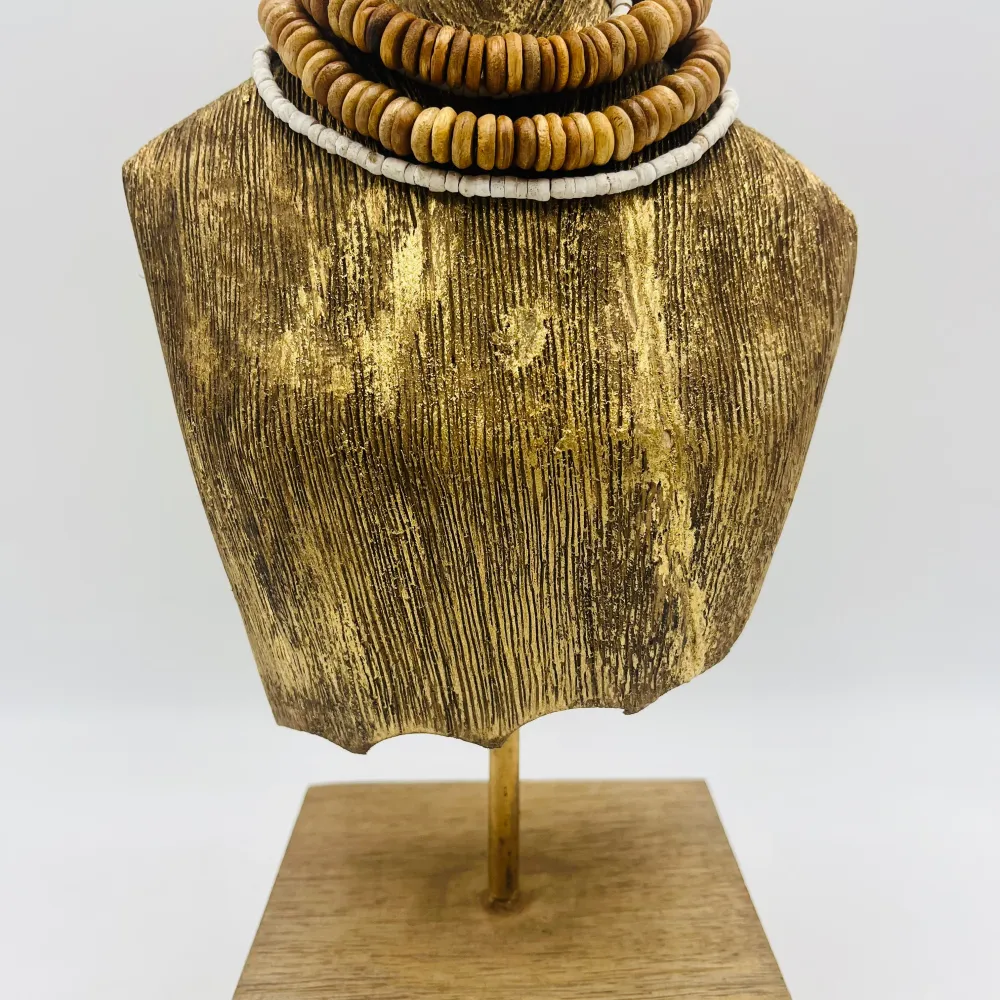 Figura africana madera 18x12x43 Petra Decora