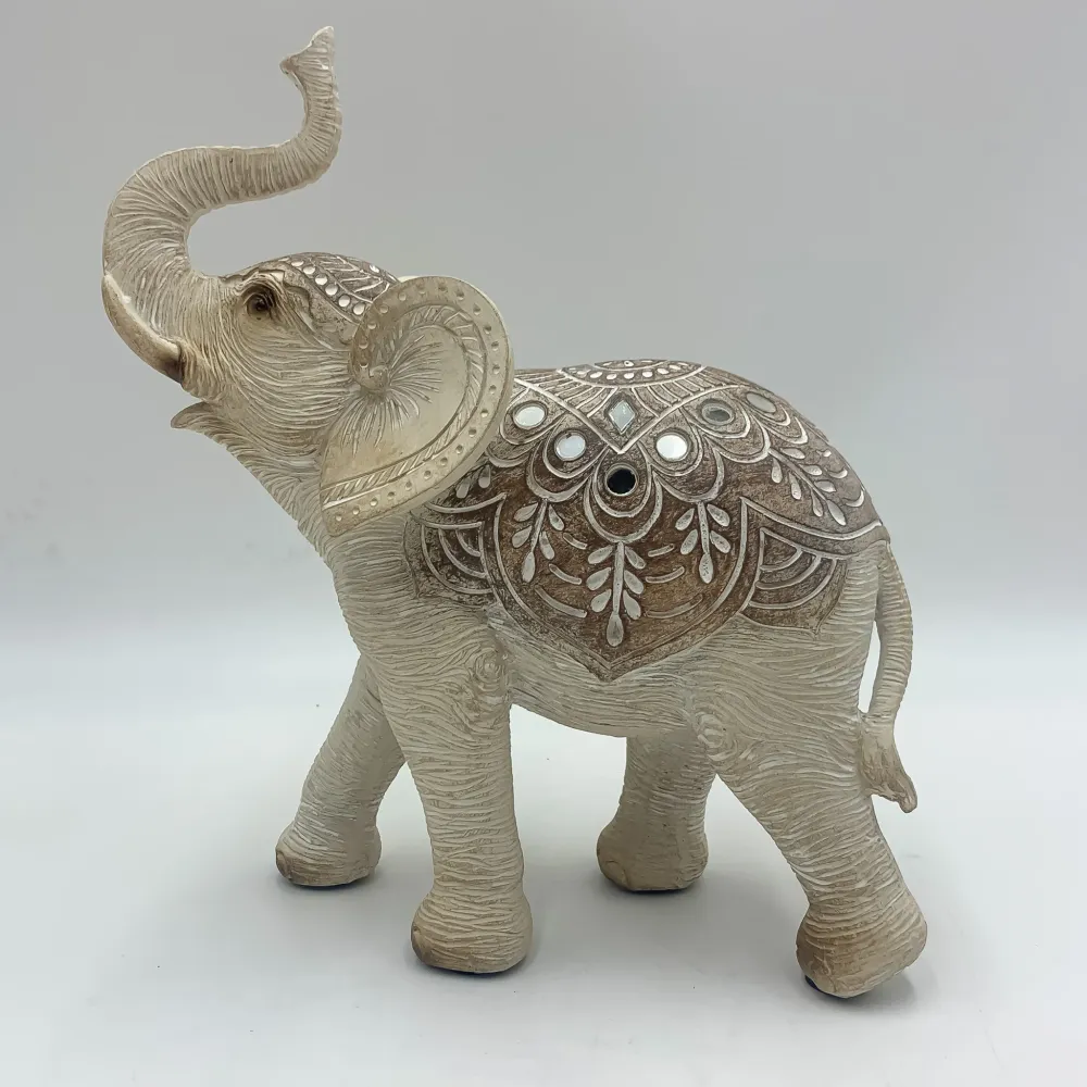 Figura elefante natural 22x10x25 Petra Decora