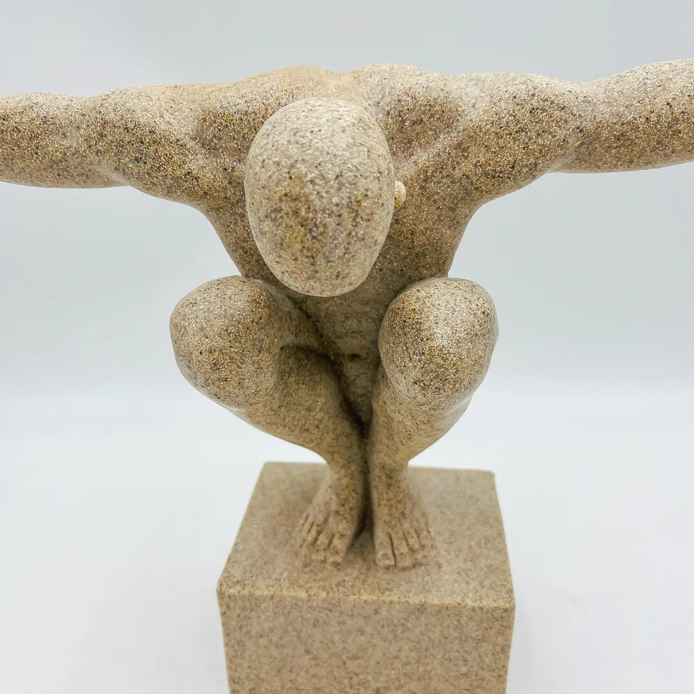 Figura postura efecto arena 50x16x34 Petra Decora