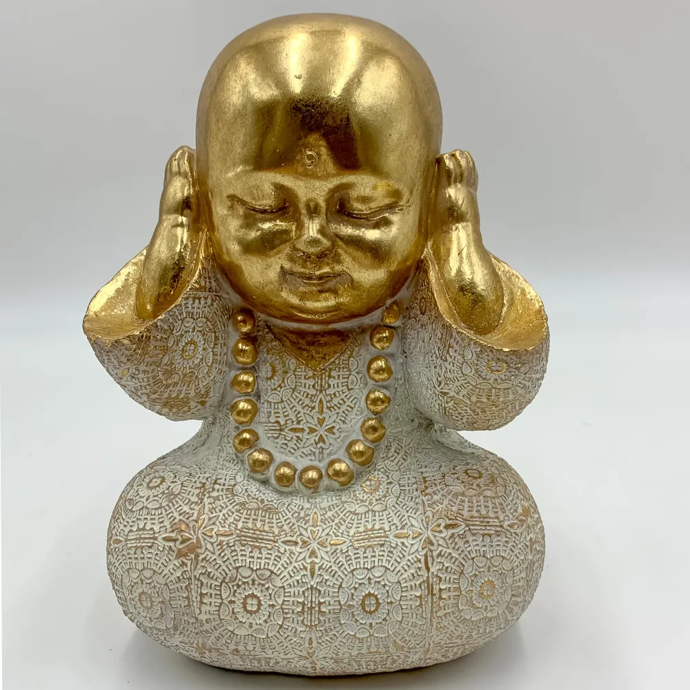 Figuras buda dorados oir, ver y callar Petra Decora