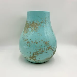 Florero rustic turquesa 20x20 cm Petra Decora