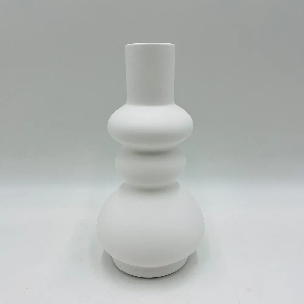 Jarrón blanco Oifa 12x23 Petra Decora