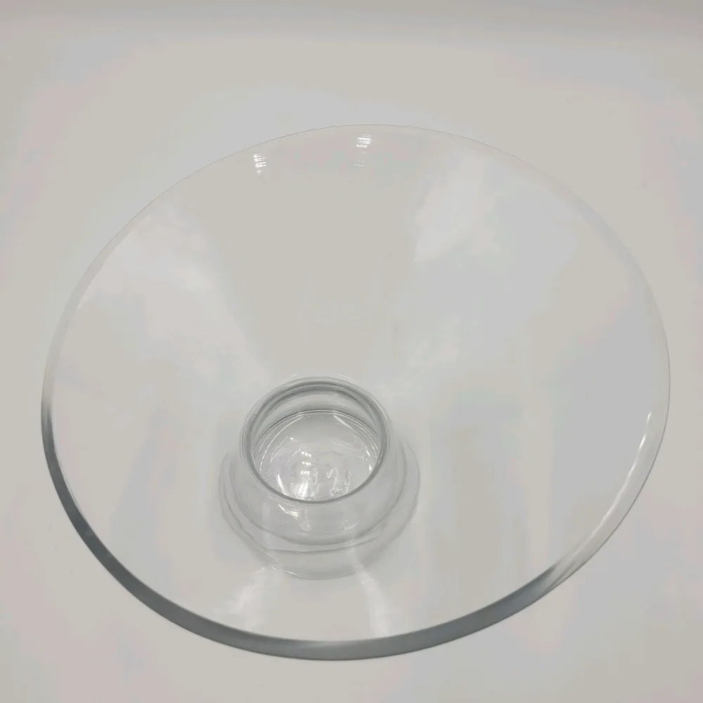 Jarrón cristal transparente 26x10x16 cm Petra Decora