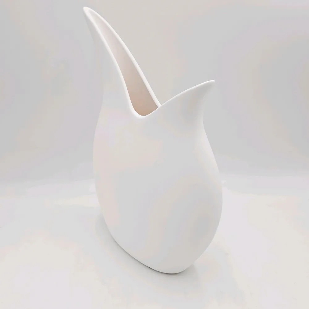 Jarrón Melissa blanco 25x10x35 Petra Decora