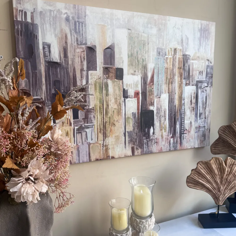 Lienzo rascacielos 120x3x80 cm Petra Decora