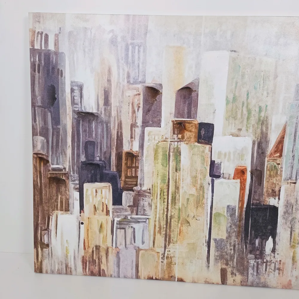 Lienzo rascacielos 120x3x80 cm Petra Decora
