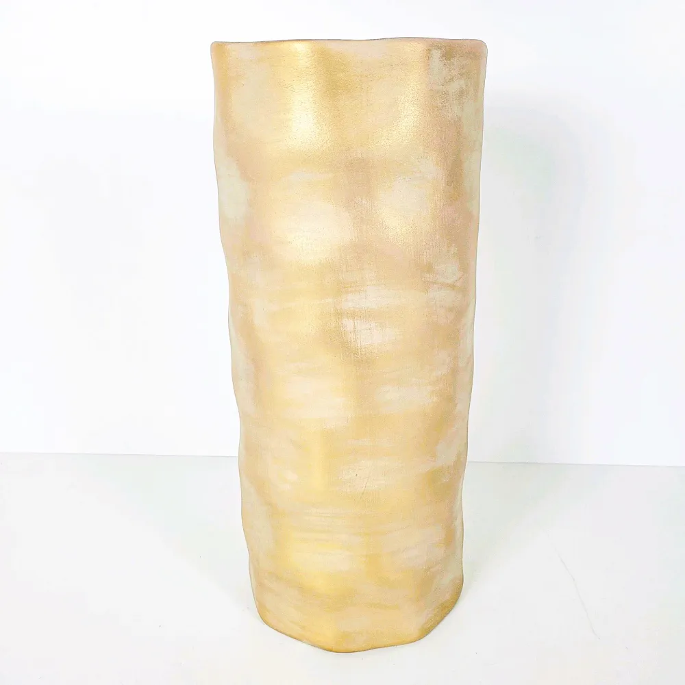 Paragüero dorado 21x50 cm Petra Decora